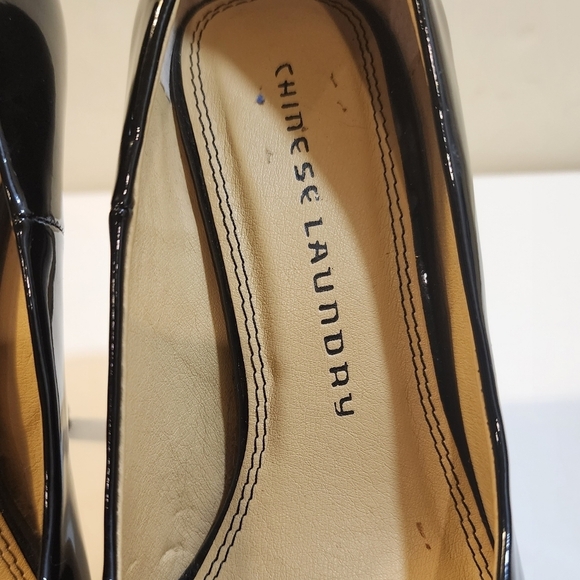 Chinise Laundry Black Patent Heels stiletto size 7 - Picture 3 of 12